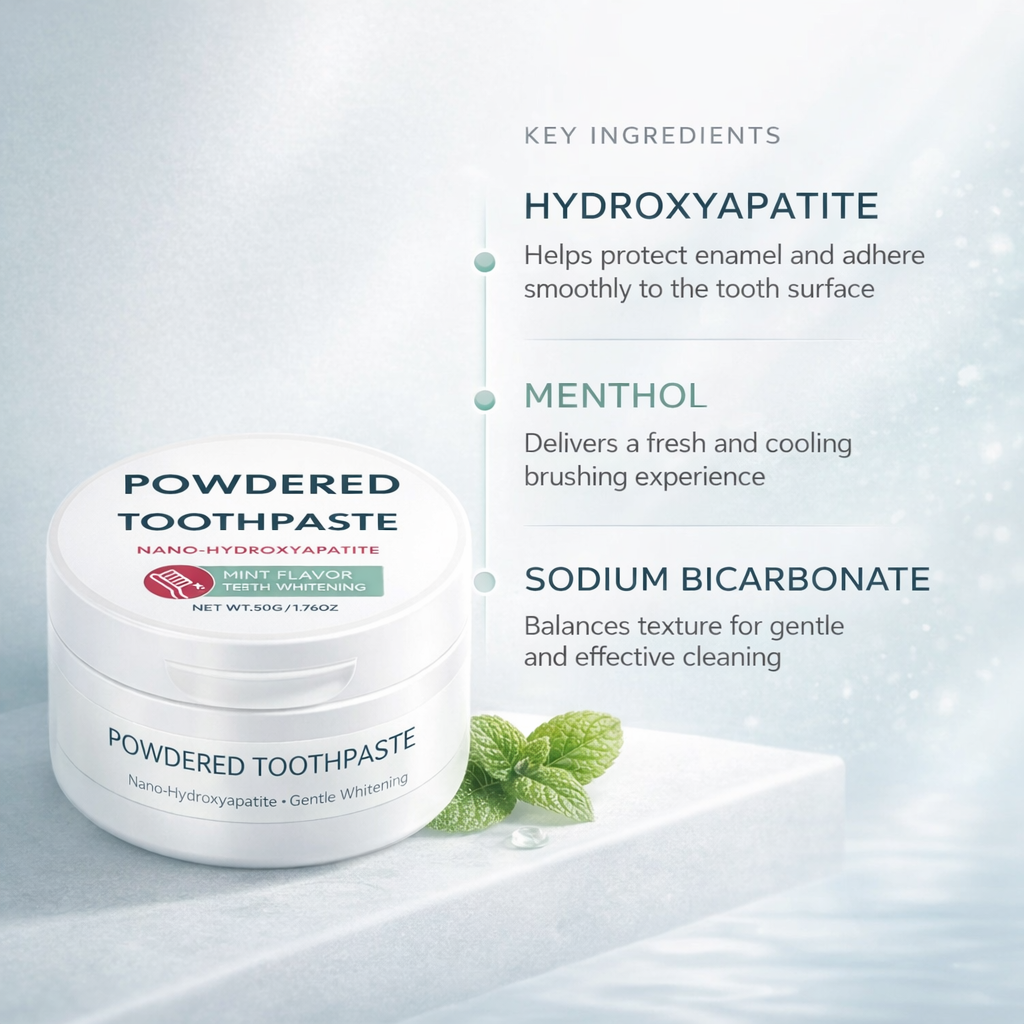 Brightening Care Tooth Powder,POWDERED TOOTHPASTE