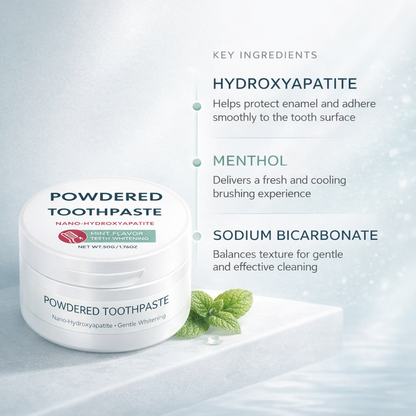 Brightening Care Tooth Powder,POWDERED TOOTHPASTE