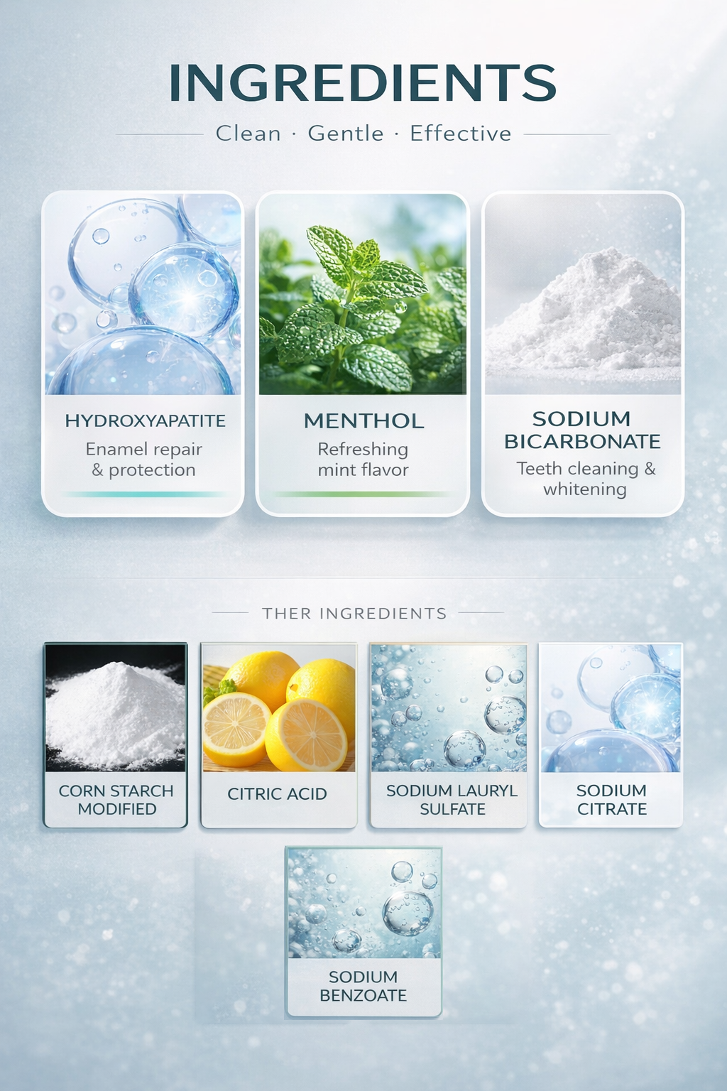 Brightening Care Tooth Powder,POWDERED TOOTHPASTE