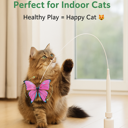 Smart Butterfly Cat Toy — Automatic Teaser for Active Cats 🐾