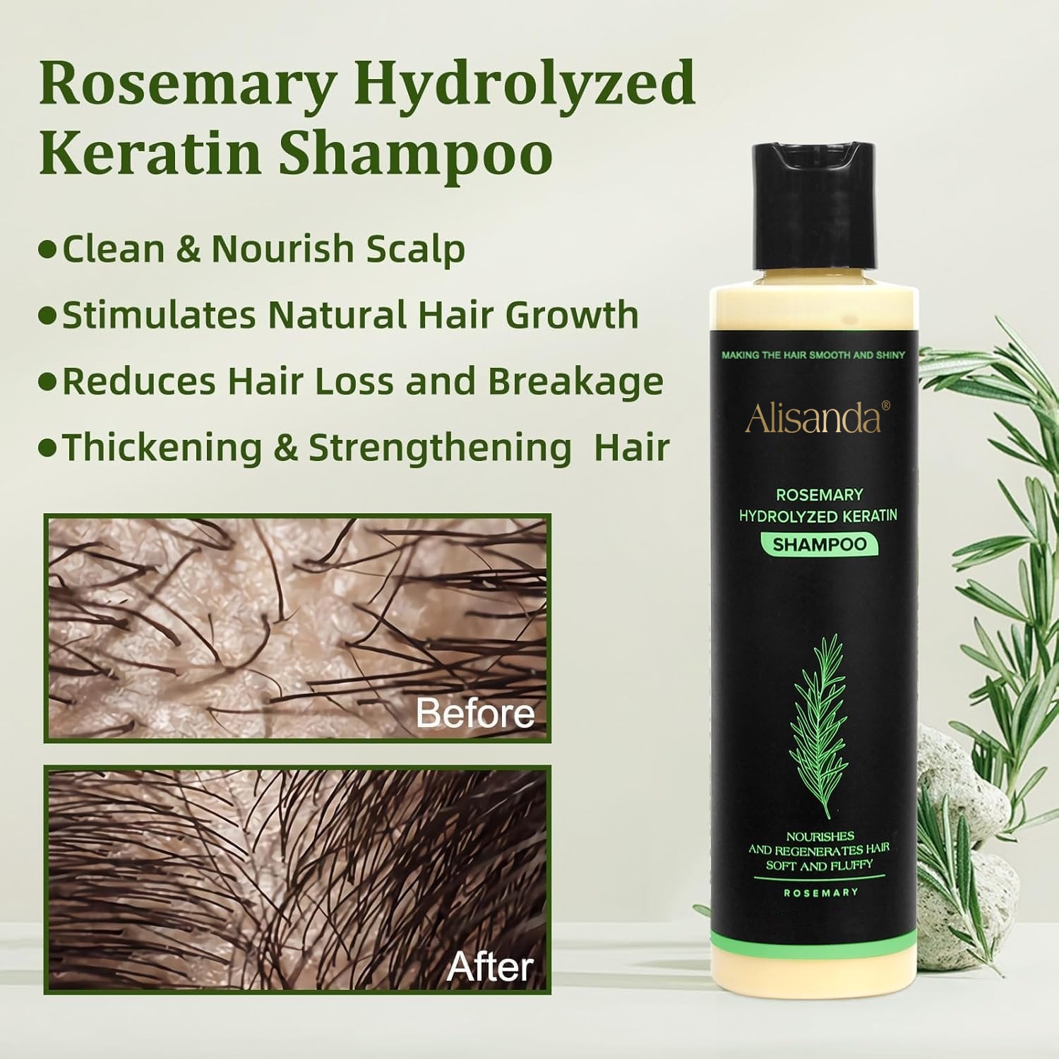 Alisanda® Organic Rosemary Hair Growth Shampoo 16 LAST DAY 50 OFF Tgideas Organic Rosemary Hair Growth Shampoo 001