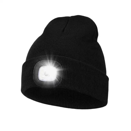Hat with LED light