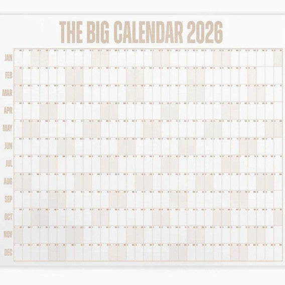 🔥Last Day 49% OFF 📅The Big Calendar 2026 - Design Your Amazing 2026!🏃