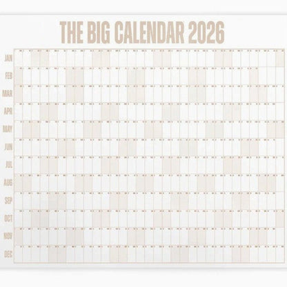 🔥Last Day 49% OFF 📅The Big Calendar 2026 - Design Your Amazing 2026!🏃