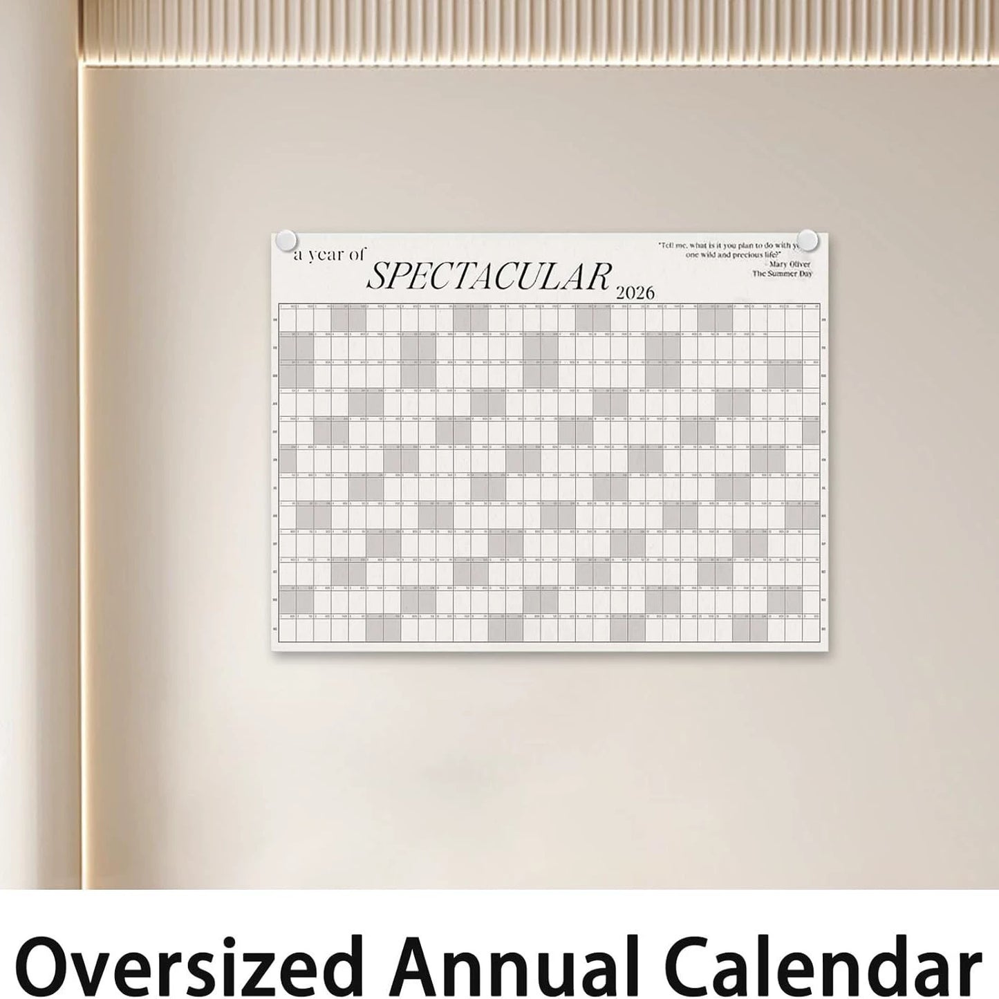 🔥Last Day 49% OFF 📅The Big Calendar 2026 - Design Your Amazing 2026!🏃