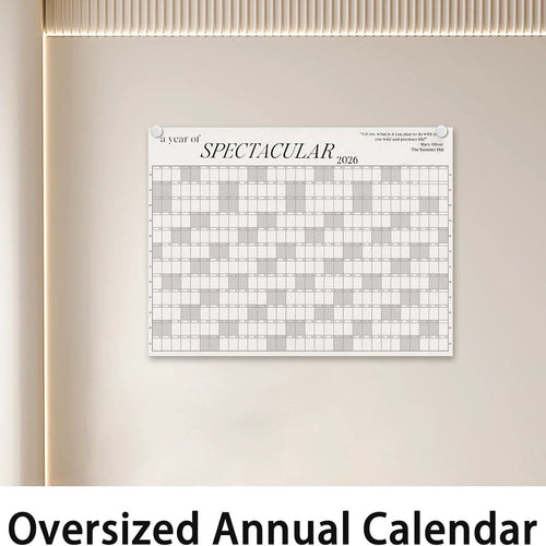 🔥Last Day 49% OFF 📅The Big Calendar 2026 - Design Your Amazing 2026!🏃
