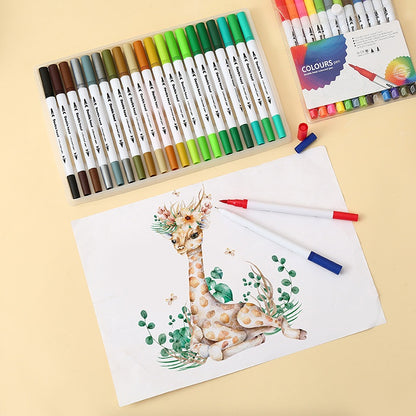 24-Color Watercolor Pens