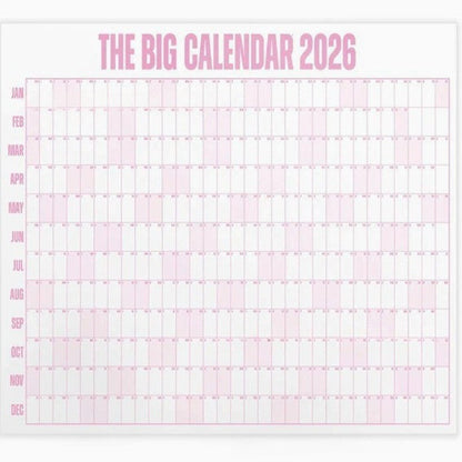 🔥Last Day 49% OFF 📅The Big Calendar 2026 - Design Your Amazing 2026!🏃