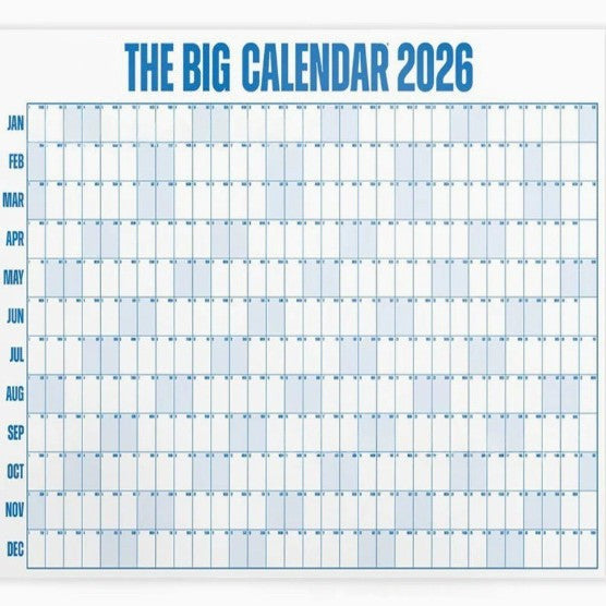🔥Last Day 49% OFF 📅The Big Calendar 2026 - Design Your Amazing 2026!🏃