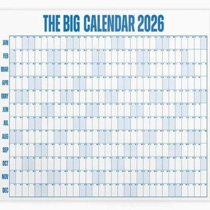 🔥Last Day 49% OFF 📅The Big Calendar 2026 - Design Your Amazing 2026!🏃