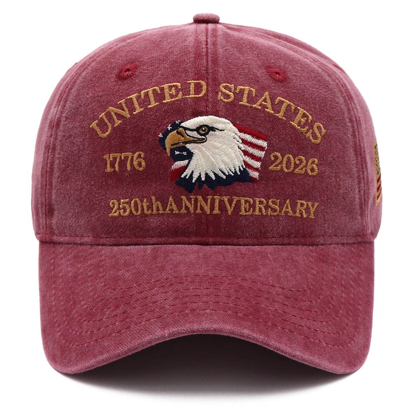 Exclusive USA 250th Anniversary Eagle Cap (1776–2026) —  Embroidered