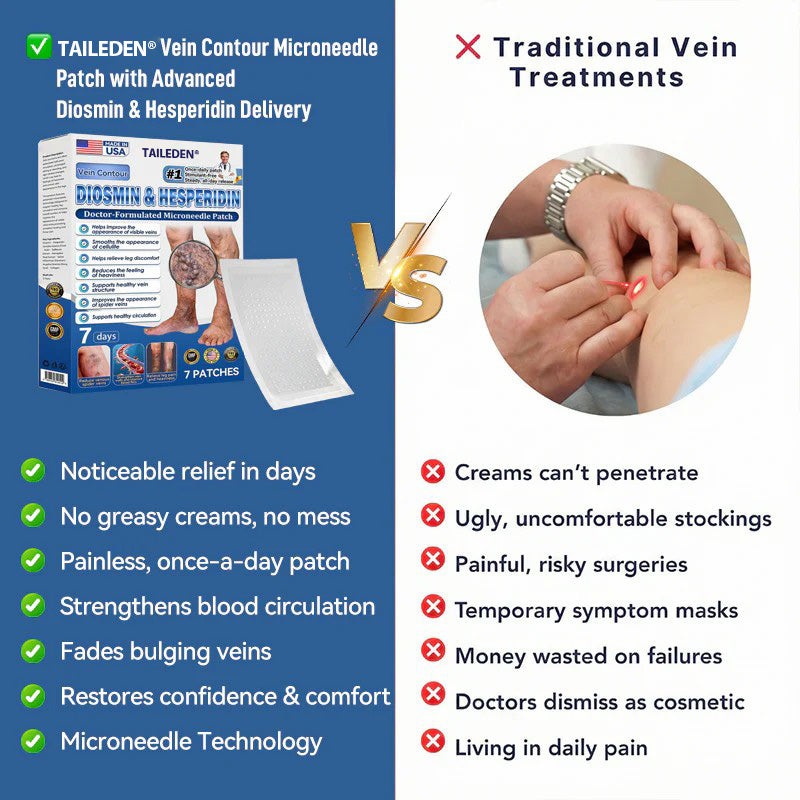🇺🇸👨‍⚕️✅TAILEDEN® 𝑽𝗲𝗶𝙣 𝘾𝐨𝐧𝘁𝗼𝙪𝙧 𝙈𝙞𝐜𝐫𝒐𝒏𝒆𝗲𝗱𝗹𝙚 𝙋𝙖𝐭𝐜𝒉 𝒘𝒊𝘁𝗵 𝗔𝙙𝙫𝙖𝙣𝙘𝐞𝐝 𝐃𝒊𝒐𝒔𝗺𝙞𝐧 & 𝑯𝒆𝘀𝗽𝗲𝙧𝙞𝙙𝙞𝐧 𝐃𝒆𝒍𝒊𝒗𝗲𝗿𝙮🌿𝟕-𝐃𝐚𝐲 𝐕𝐢𝐬𝐢𝐛𝐥𝐞 𝐑𝐞𝐬𝐮𝐥𝐭𝐬 𝐟𝐨𝐫 𝐕𝐚𝐫𝐢𝐜𝐨𝐬𝐞 𝐕𝐞𝐢𝐧𝐬