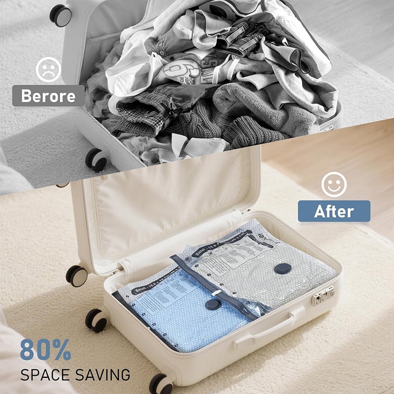🔥Cordless Travel Vacuum Storage Compression Bag Set