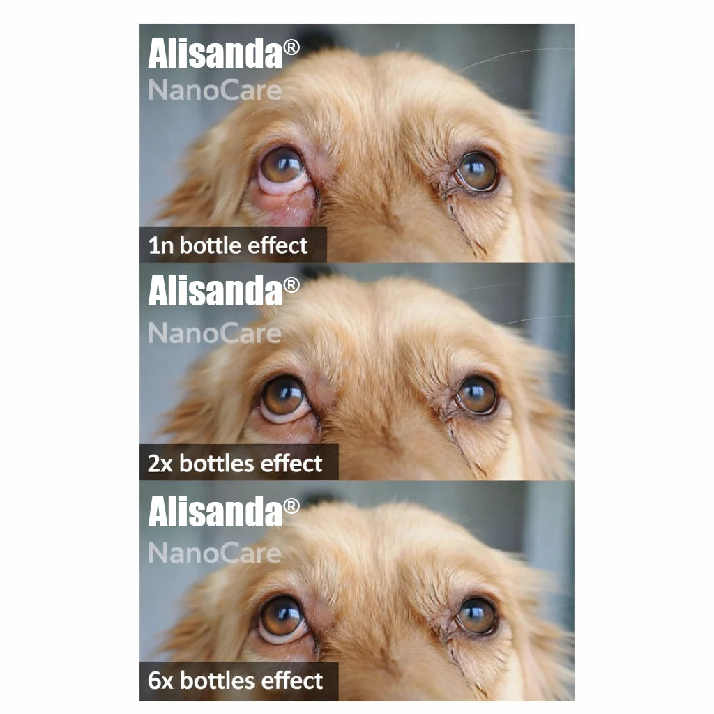 NanoCare Pet Eye Drops-Relieves Conjunctivitis, Dry Eyes, Cataracts, and Keratitis🐶