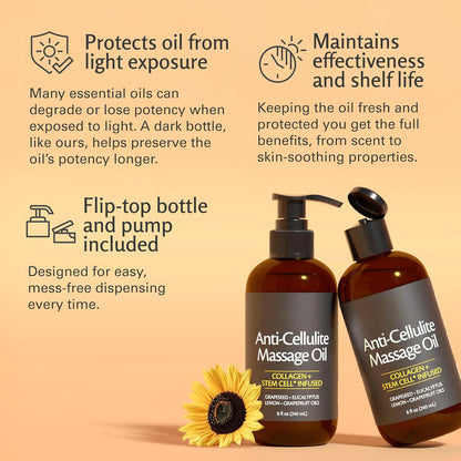 Deep Hydration & Firming Body Oil for Smooth, Supple Skin(240ml / 8oz)