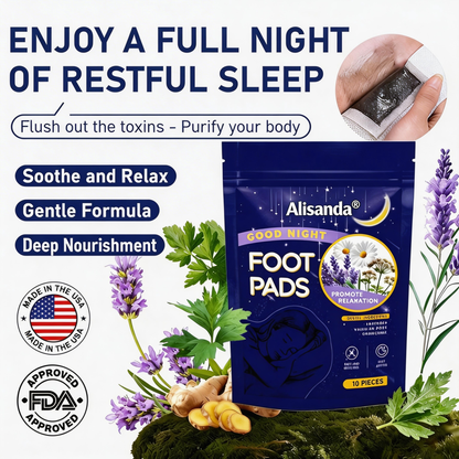 🔥Hot Sale🔥🌙 Body Care Foot Patches, Nighttime Soothing Care 👣✨