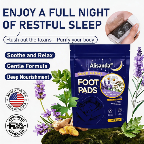 🔥Hot Sale🔥🌙 Body Care Foot Patches, Nighttime Soothing Care 👣✨