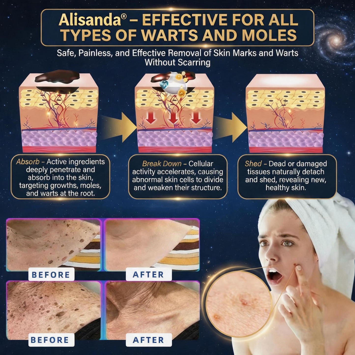 Made and Shipped from USA ✨Alisanda® Biotin 10-in-1 Skin Restoration Cream 🍀