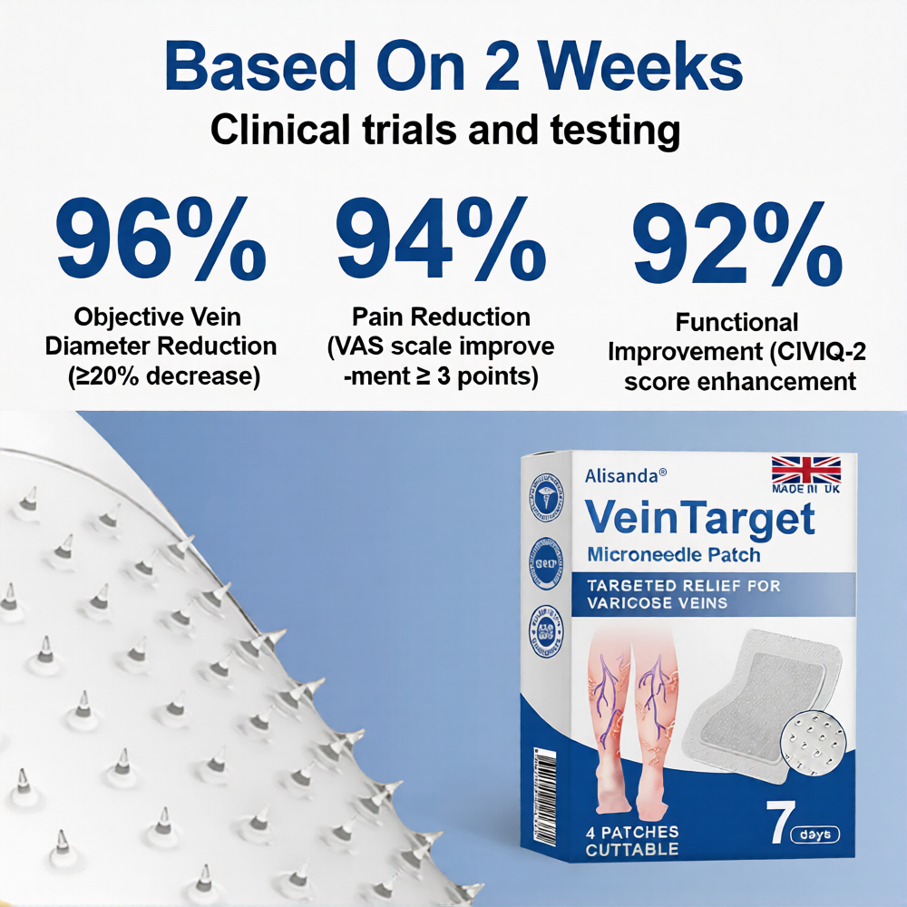 👨‍⚕️✅Alisanda® VeinTarget Microneedle Patch⚡Instant Relief, Long-Term Results